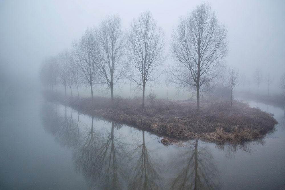 River Stour in mist