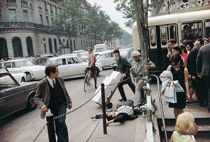 Bystander inside