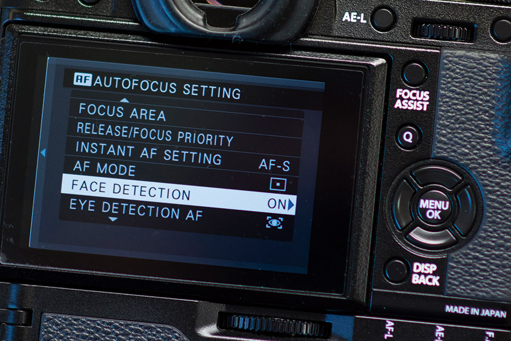 Autofocus Face detection AF