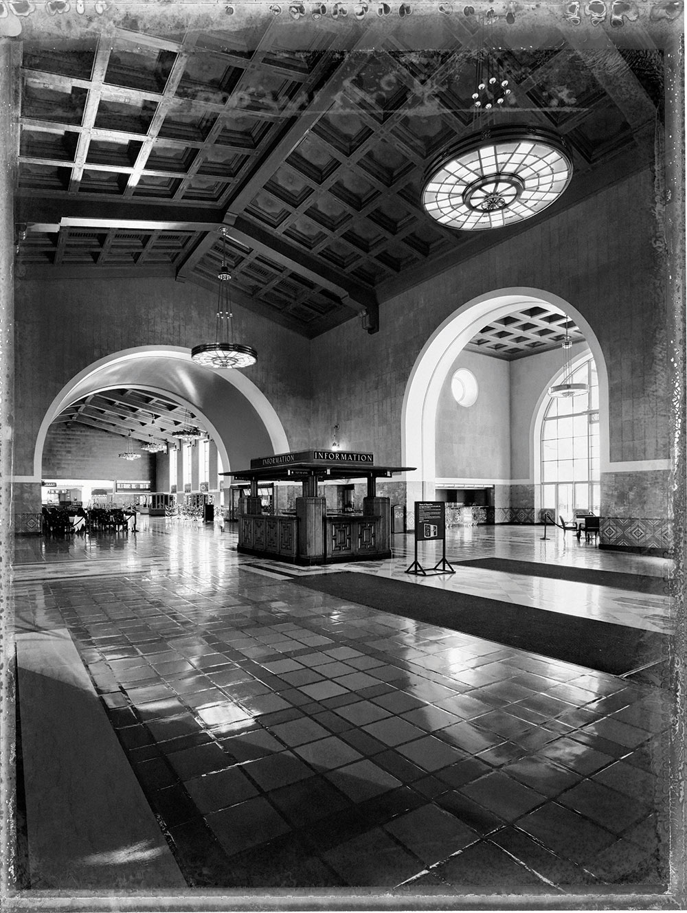 Lost in LA Union Station II Beautiful Polaroids of LA by Christopher Thomas