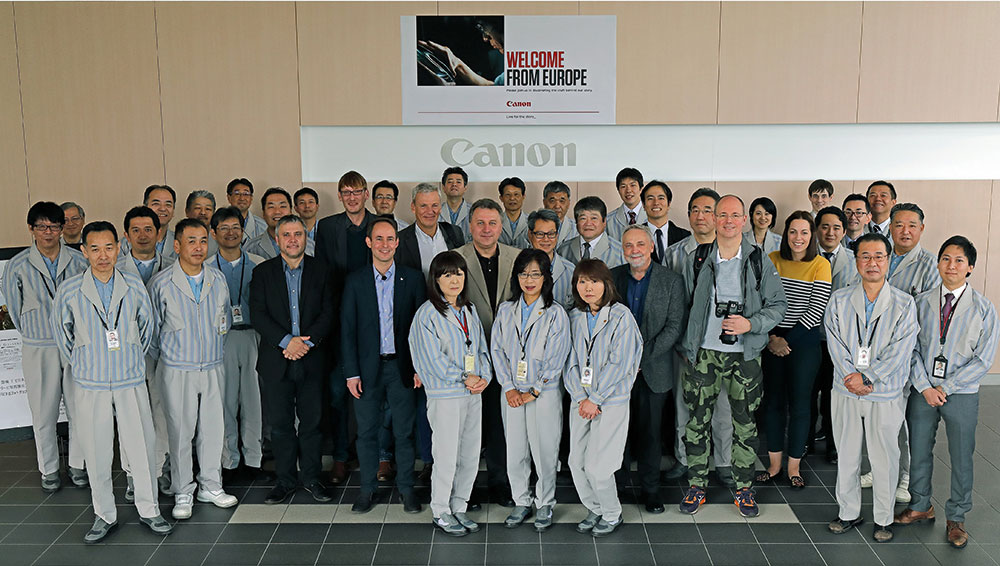 Canon Utsunomiya factory staff