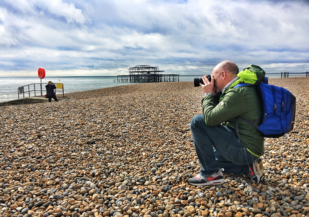 Participants on the AP/Olympus Brighton Photo Walk in March 2018