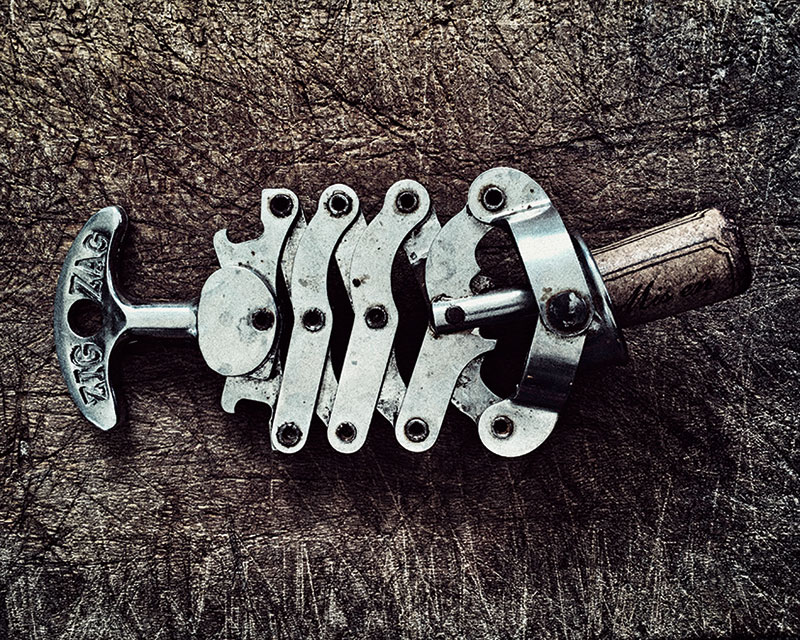 still-life cork screw