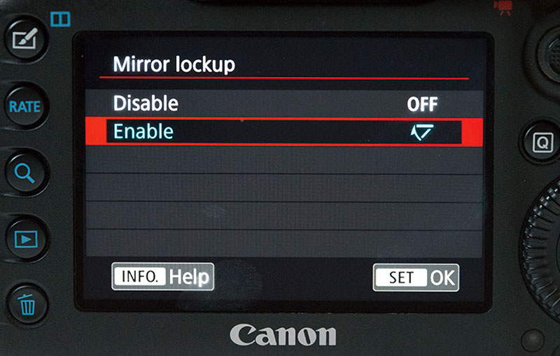 photography rules mirror lockup
