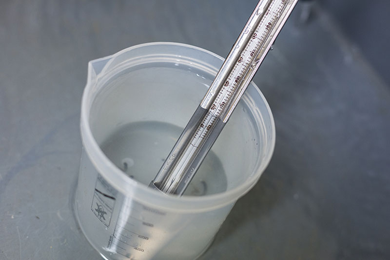 Home processing correct temperature