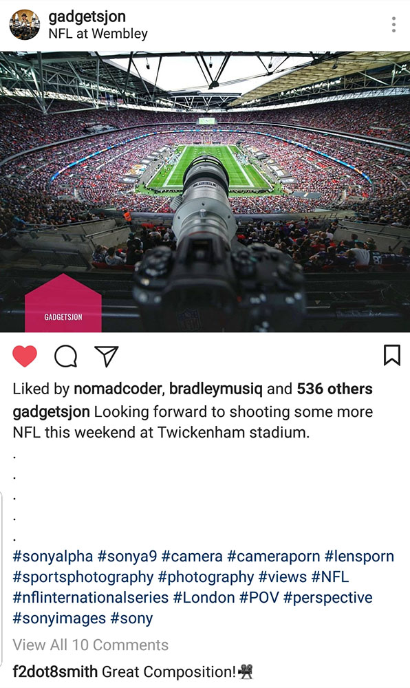 Social media tagging locations