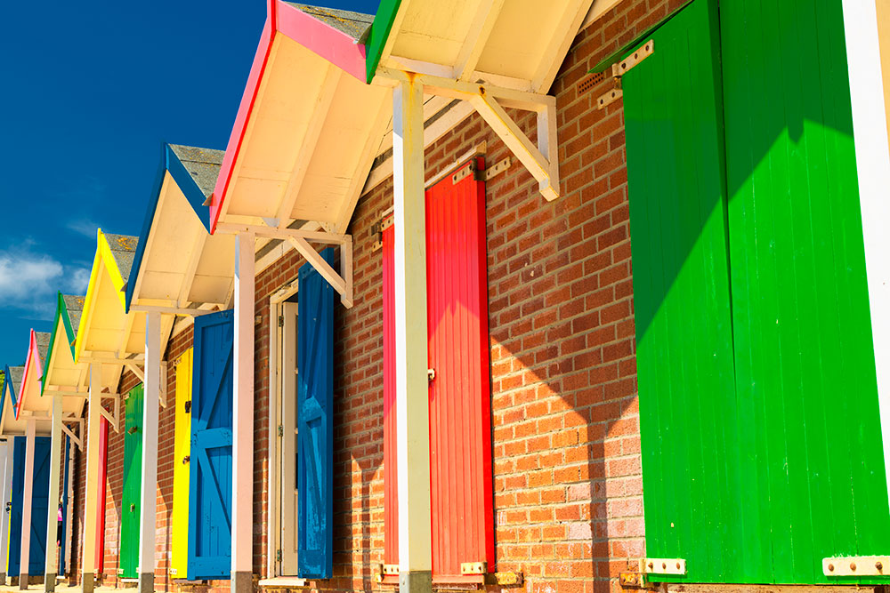 Swanage beach huts