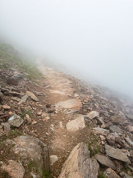 Wild camping Watkin Path