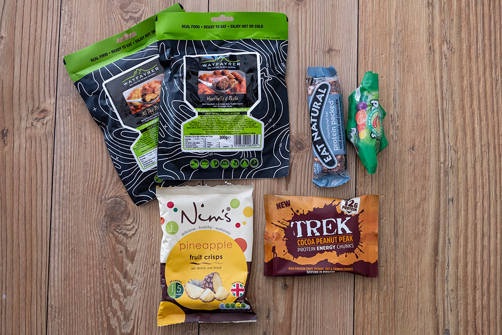 Wild camping food