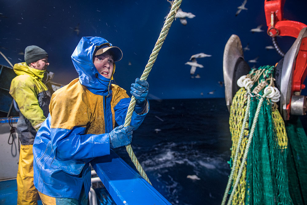 Gareth Easton Lee onboard Guardian Angell