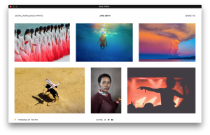Picfair lets you set up personalised photo store