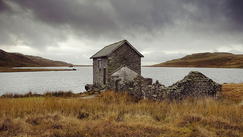 Devoke Water boathouse
