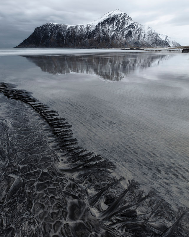 Lofoten Islands granite shorelines