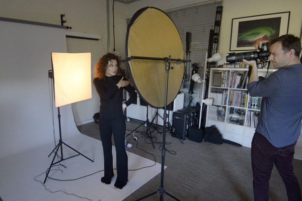 Studio set-up high-key