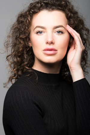 studio set-up lit from above portrait