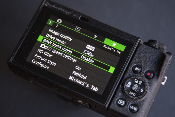 Canon My Menu