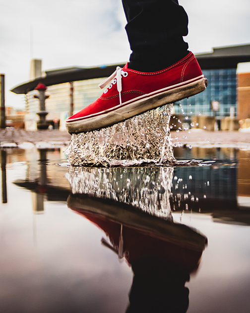 Ethan Bates puddle