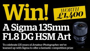 Win a stunning Sigma 135mm f/1.8 DG HSM Art telephoto prime lens worth £1400