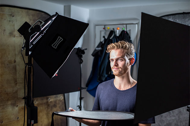 Headshots reflect light