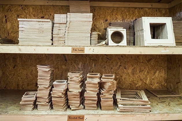 Intrepid Camera wooden camera parts