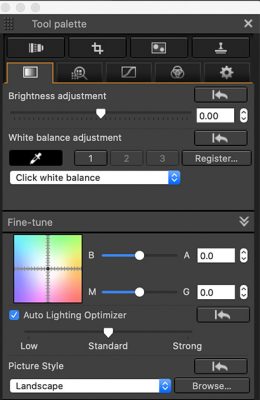 Canon DPP white balance - Canon Digital Photo Professional