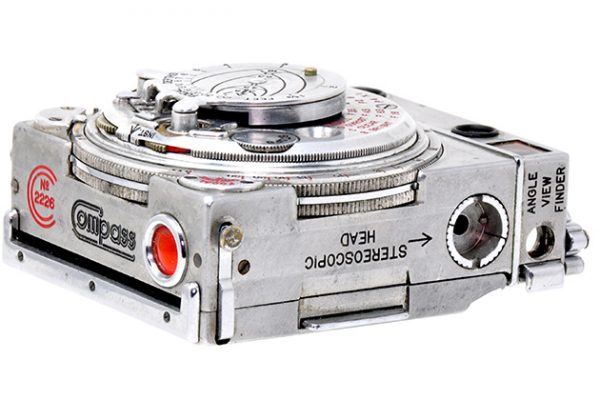 Compass camera lens retracted
