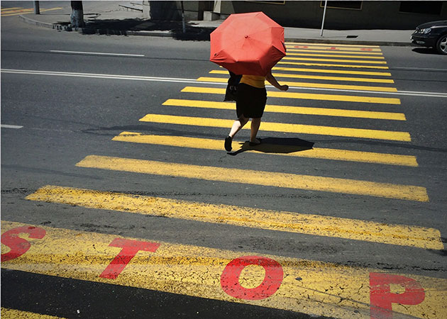 Magnum Streetwise street crossing Yerevan