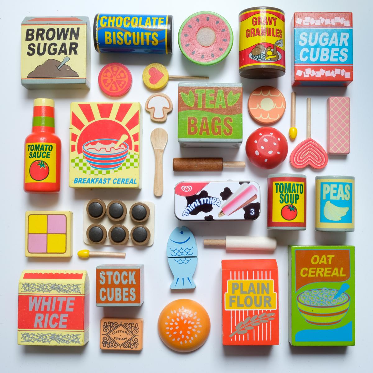 Still life photography flat lay