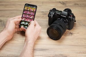 connect your panasonic camera to your phone with the panasonic lumix sync app