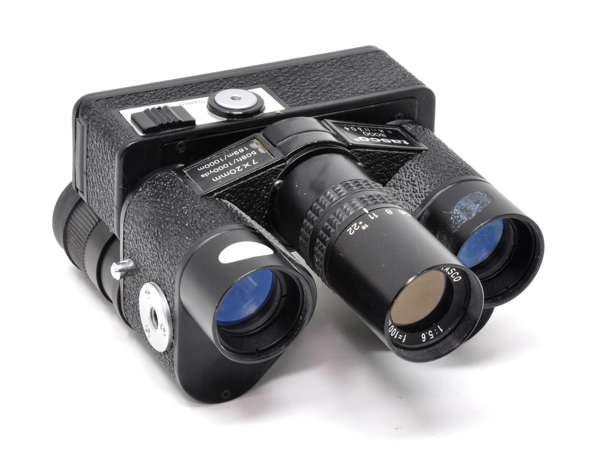 The Tasco Bino/Cam combined a 110 camera with binoculars