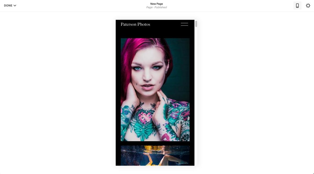 Squarespace has plenty of templates that work well for showcasing your photography