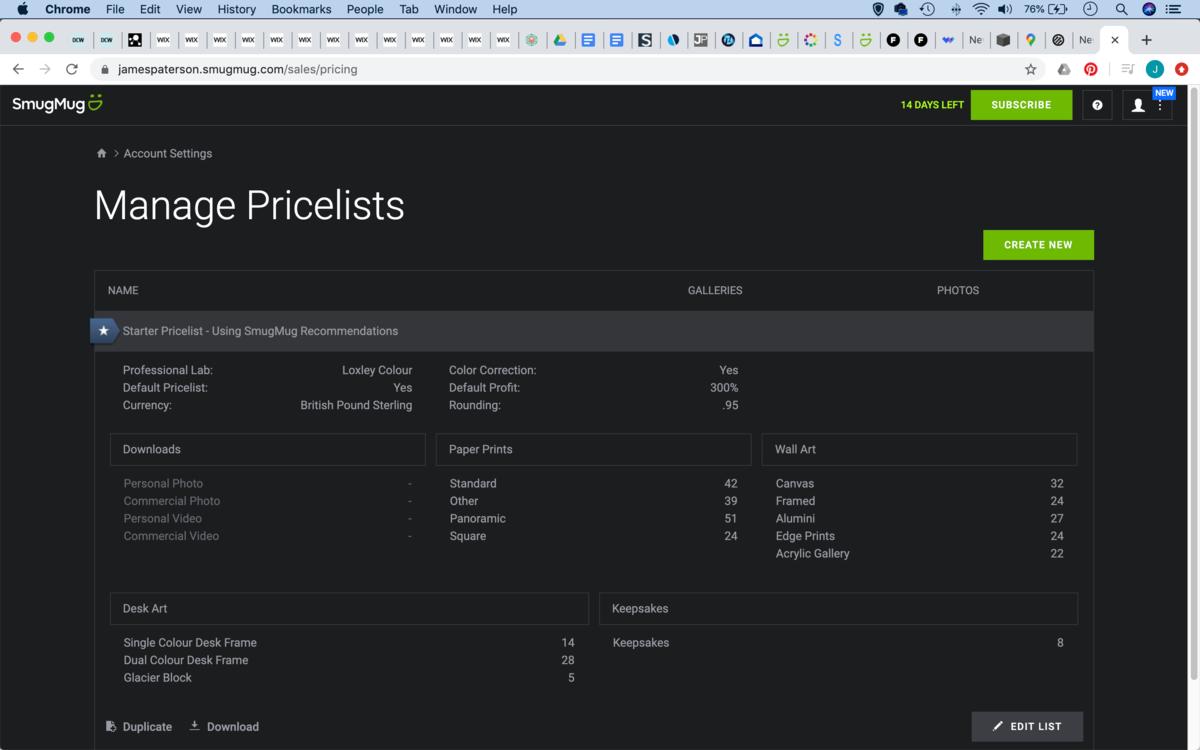 Smugmug is a website builder specifically aimed at photographers