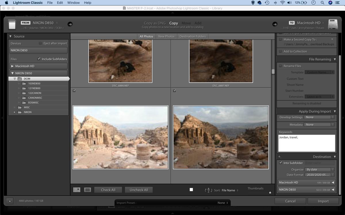 Get into the habit of entering keywords at the start of the process, ideally when you import your photos into Lightroom - lightroom workflow