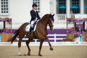 Sophie Wells rides Pinocchio in London 2012 Paralympic Games freestyle