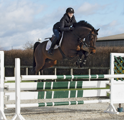 Chloe Aston riding Chateau de Brion for Quainton Stud