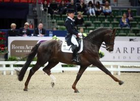 Reem Acra FEI World Cup Final - Dressage Helen Langehanenberg and Damon Hill Photo by Roland Thunholm/FEI