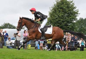 Lucy Jackson and Willy Do at Burghley Horse Trials 2012