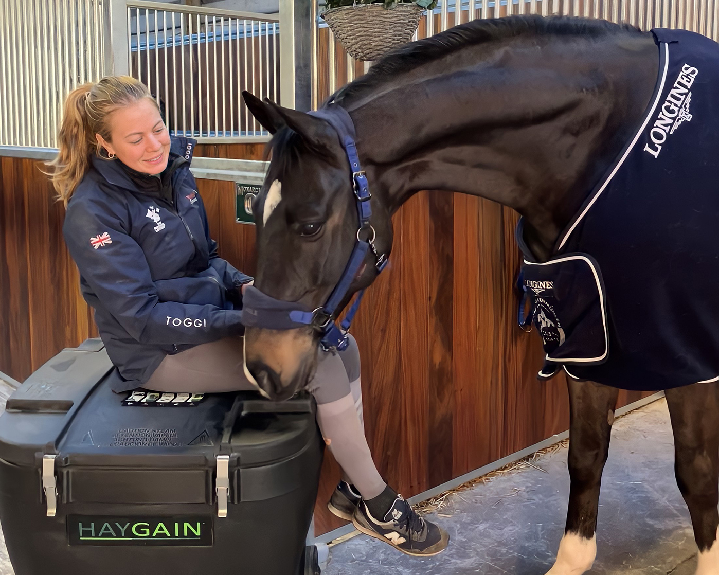 Mollie Summerland with Haygain steamer