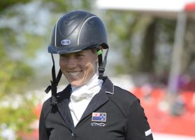 Lucy Jackson at Badminton Horse Trials 2013