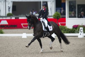 Charlotte Dujardin riding Vaelgro