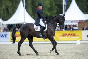 Nicola Wilson and Opposition Buzz at Luhmuhlen before their cross-country fall