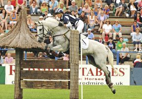 Caroline Powell riding Lenamore in the Eventing Grand Prix 2009