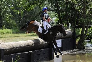 New Zealand rider Tom Gadsby competing at Great Witchingham 2013 on Cadillac