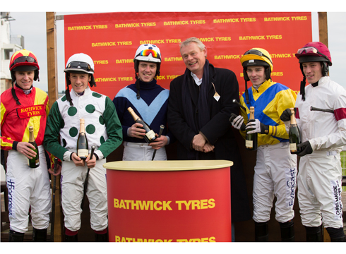 Racing Clydesdales Nick, Sam, Hadden, Nigel Clunnes, Micheal, Ian