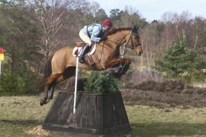 Vicky Brake and Looks Like Fun at Tweseldown's March fixture in 2012
