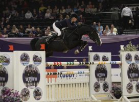 Ellen Whitaker riding Zanzibar