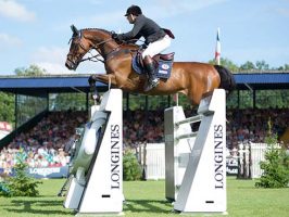 Robert Whitaker riding Catwalk IV