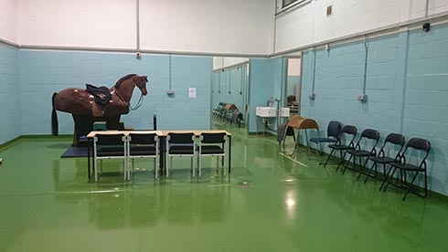 Former operating threatre becomes a training centre for riders