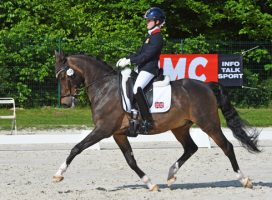 Phoebe Peters and her individual pony European champion SL Lucci.