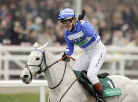 Tina Cook wins the charity race at Cheltenham 2012